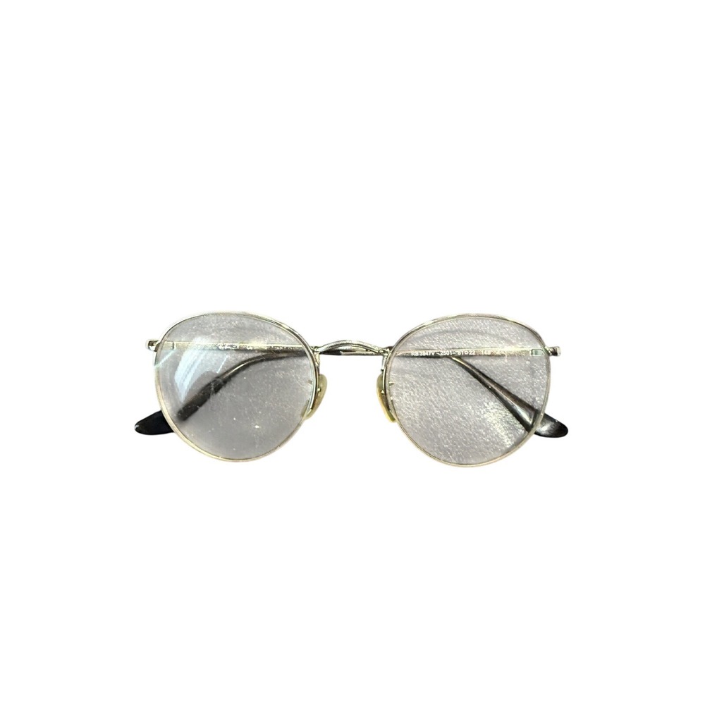 Ray Ban RB 3947V 2501 Round Metal Eyeglasses Frame Silver Clear Lens 51 22‎ 145
